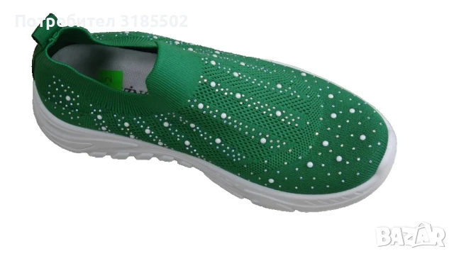 Леки дамски ластъчни мрежести маратонки без връзки, снимка 11 - Маратонки - 51195339