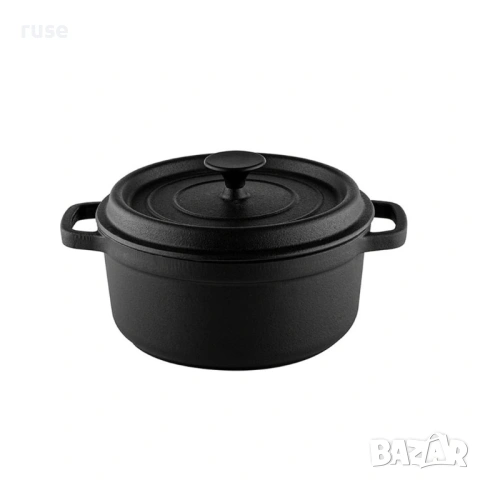 НОВИ! Чугунен съд с капак тенджера бретер 3.4 л