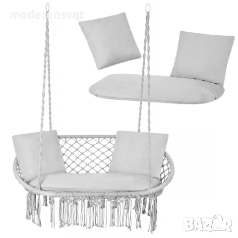 Възглавници за градинска люлка, пейка за 2 души