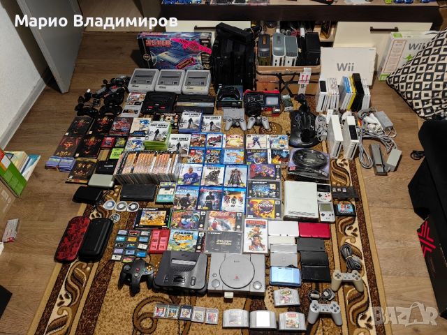 ГОЛЯМ ЛОТ! Nintendo, Playstation, Xbox, 64, gameboy, ds, sega, atari, снимка 1 - Други игри и конзоли - 46215706