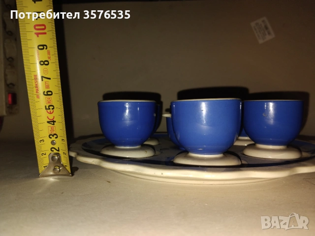 Антикварен сервиз за яйца Villeroy & Boch Dresden (1874-1909) Кобалт, снимка 9 - Антикварни и старинни предмети - 53652128