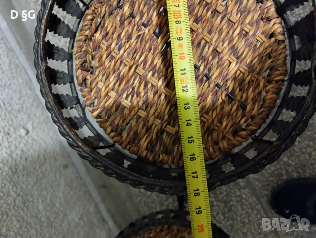 Цветарник ковано желязо, снимка 6 - Саксии и кашпи - 52670839