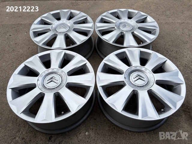 4 броя алуминиеви джанти за Citroen C4,C4 Picasso,Grand C4 Picasso,Berlingo 17, снимка 4 - Гуми и джанти - 53886038
