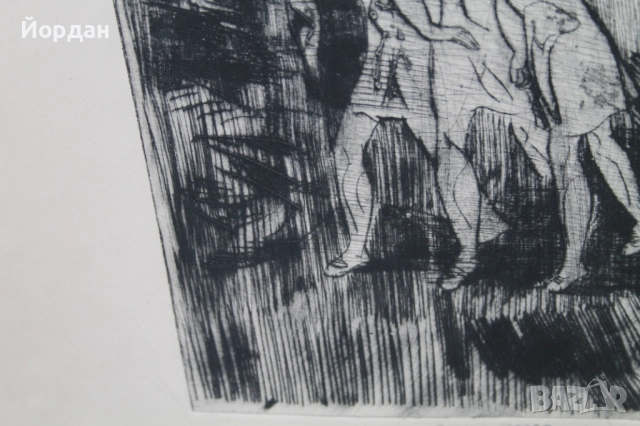 Литография ''П.Пенчев'', снимка 5 - Картини - 52724263