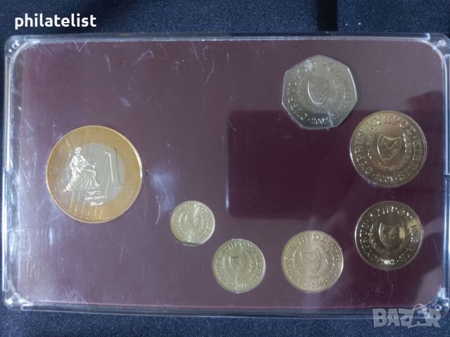 Комплектен сет - Кипър 2001-2003 , 6 монети + медал, снимка 3 - Нумизматика и бонистика - 46447722
