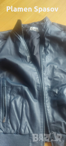 Мъжко качествено кожено яке, снимка 3 - Якета - 53084486