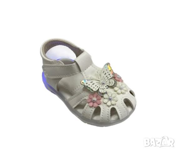 Светещи детски сандали за момиче , снимка 3 - Бебешки обувки - 45299840