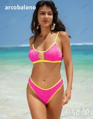 Секси дамски бански костюм, 5цвята , снимка 2 - Бански костюми - 50205007
