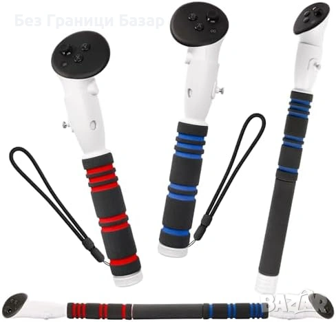 Нови VR „дълги ръце“ за Meta Quest 3/3S – дръжки/стикове, голф приставка