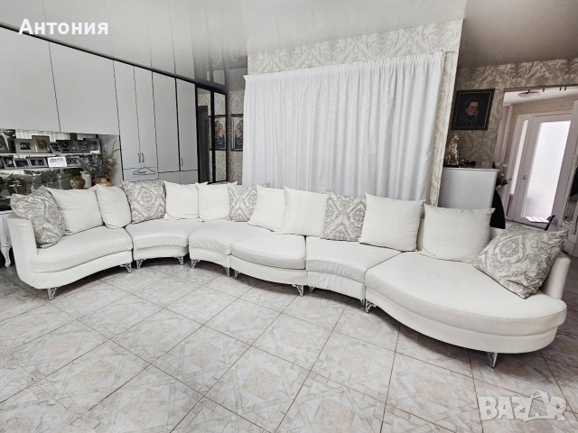 голяма модулна гарнитура , снимка 3 - Дивани и мека мебел - 54049880