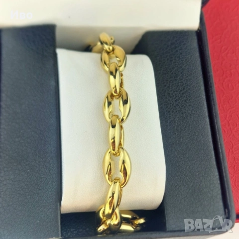 Classic Oval Bracelet ✨ | мъжка гривна с позлата