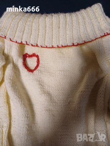 Ръчно плетиво дамски дълъг пуловер, снимка 4 - Блузи с дълъг ръкав и пуловери - 53261006