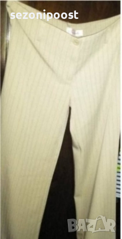 👠Дамски нов летен стилен официален панталон за поводи от прохладна материя в цвят крем, Л,ХЛ👠