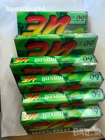 Чисто нови празни аудиокасетки Maxell, снимка 1