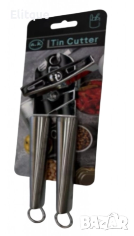 Стилна и здрава ръчна отварачка за консерви от инокс