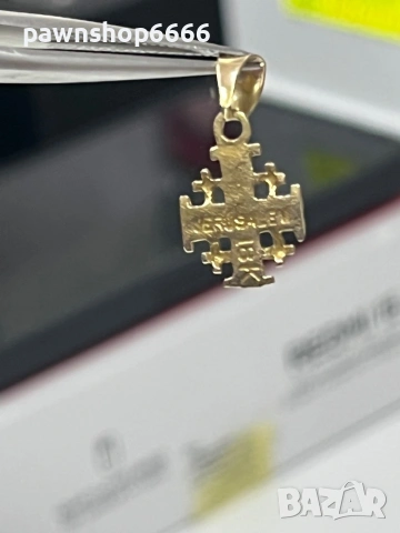 Златна висулка 18 карата 0,83 грама , снимка 5 - Колиета, медальони, синджири - 53256495