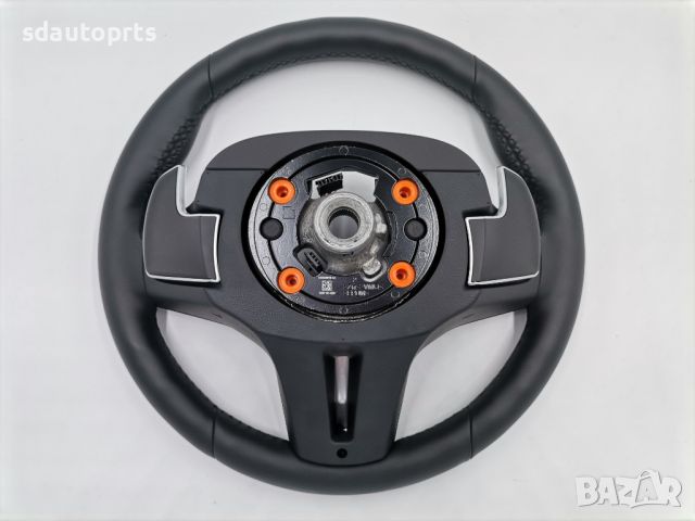 Нов M Sport Черен Спортен Волан BMW 5 G30 G31 G38 6 G32 X3 G01 X4 G02 , снимка 7 - Части - 45925318