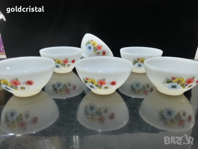 френски аркопал купички , снимка 7 - Антикварни и старинни предмети - 53144496