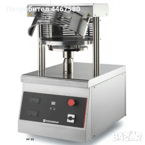 Професионална нагреваема преса за пица с ръб