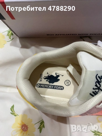 Нови оригинални маратонки налич в два размера Адидас и нови оригинални маратонки USPA номер 37 цена , снимка 6 - Маратонки - 54098786