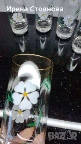 Комплект от 5 броя тънкостенни чаши, кристалин за вода/безалкохолни. , снимка 5 - Чаши - 45350766