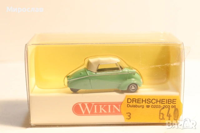 WIKING H0 1/87 MESSERSCHMITT МОДЕЛ КОЛИЧКА