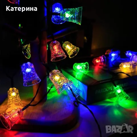 Светещи коледни LED лампички , снимка 4 - Декорация за дома - 47467486