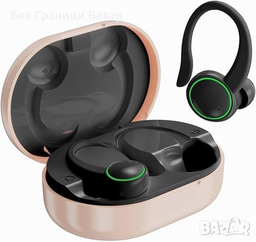 Нови Леки безжични слушалки Bluetooth 5.3, 50 часа работа с кутия за зареждане, снимка 1 - Слушалки и портативни колонки - 46431619