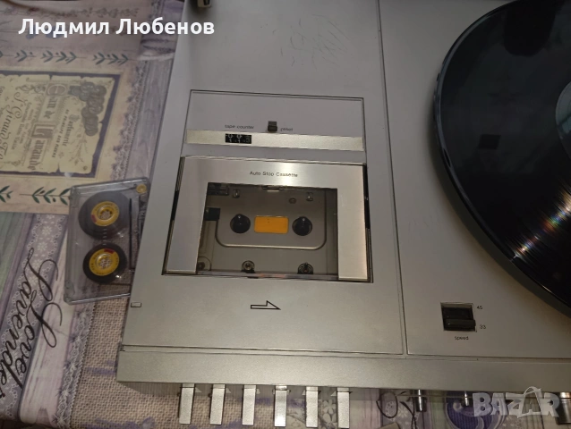 Комбо грамофон ,радио и касетофон Panasonic SG 2100, снимка 9 - Аудиосистеми - 53938333