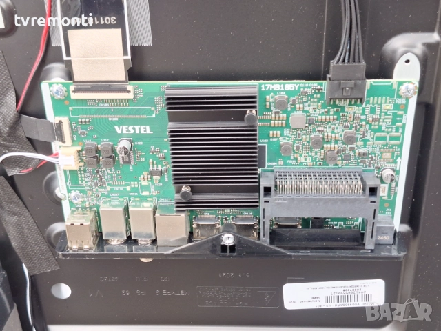 MAIN BOARD 17MB185Y  за 43-инчов телевизор JVC Модел  LT-43VA3300, с дисплей VES430UNFH-L3-Z01 