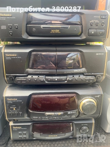 Стерео система Technics, снимка 2 - Ресийвъри, усилватели, смесителни пултове - 53447822