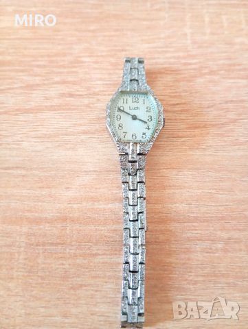 Механичен Дамски часовник СССР ''LUCH" , снимка 3 - Дамски - 46175393