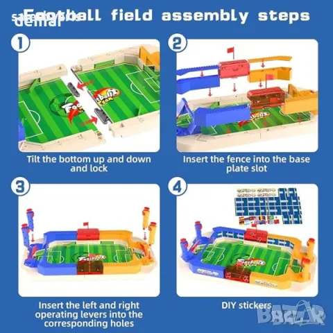 Мини футболна маса - За игра в стаята, портативна, за възрастни и деца, снимка 4 - Играчки за стая - 49826039