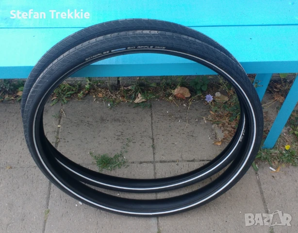 Почти нови гуми комплект Schwalbe big apple 50-622, снимка 1
