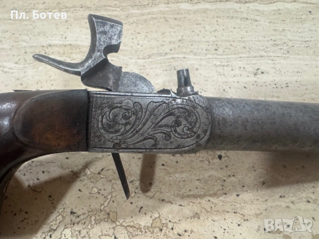 Стар капсулен пистолет, револвер, снимка 2 - Антикварни и старинни предмети - 53275772