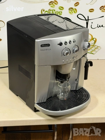Кафемашина кафе автомат delonghi magnifica с гаранция, снимка 9 - Кафемашини - 53171123