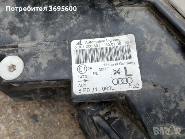 Audi A3 8P A4 B6 Ауди А3 8П А4 Б6 фарове ляв десен фар, снимка 3 - Части - 53532109