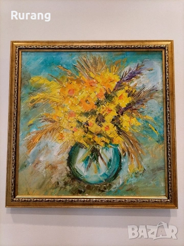 Авторски картини Маслена живопис,, Слънчеви Сезони ", снимка 6 - Картини - 53899328