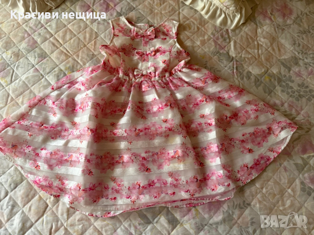 Разкошна рокличка за малка принцеса, снимка 2 - Детски рокли и поли - 54270474