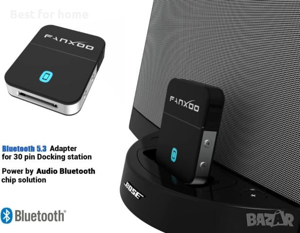 Fanxoo DockPro 30-пинов Bluetooth 5.3 адаптер, снимка 3 - Друга електроника - 52486963