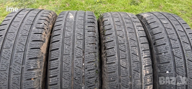 4бр. зимни бусови гуми 205/70R15C 8PR Pirelli Carrier 106/104R . DOT 3414. 6мм. дълбочина..., снимка 11 - Гуми и джанти - 53904248