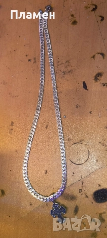 Сребърният синджир е с медальон или кръст, снимка 10 - Колиета, медальони, синджири - 51937837