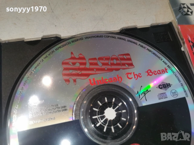 SAXON CD 0202261320, снимка 13 - CD дискове - 53321815