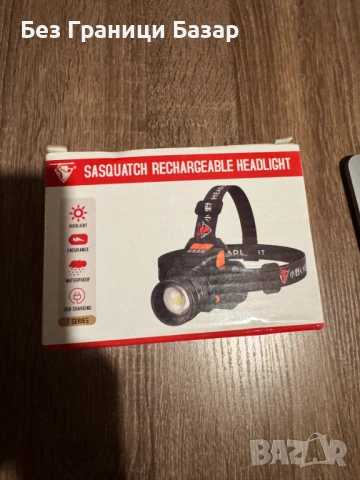 Нов Супер ярък LED челник USB, сензор за жестове, лек и водоустойчив уред глава, снимка 10 - Други стоки за дома - 53131025