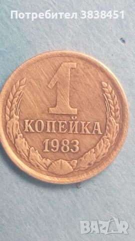 1 копейка 1983 года Русия, снимка 1 - Нумизматика и бонистика - 45636975