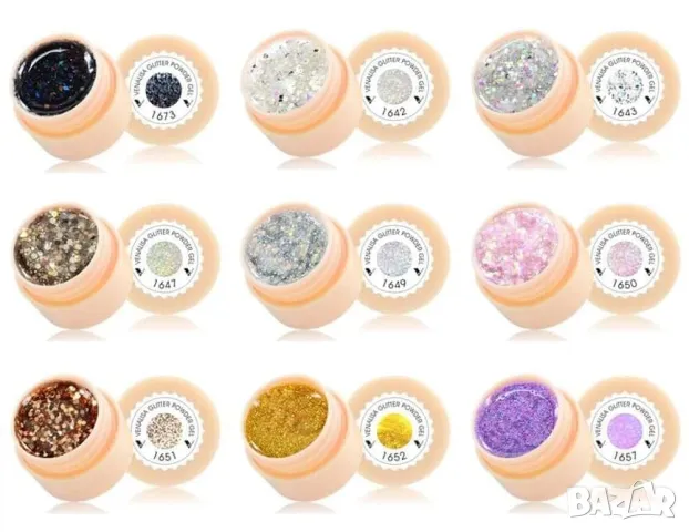 Venalisa единични бройки гел лак с ефект, снимка 8 - Продукти за маникюр - 49810806