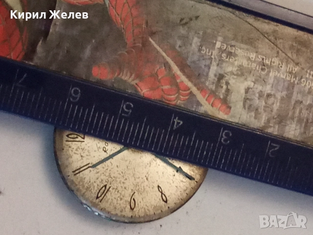 Механизъм с циферблат от стар ръчен часовник 52073, снимка 7 - Мъжки - 52299997
