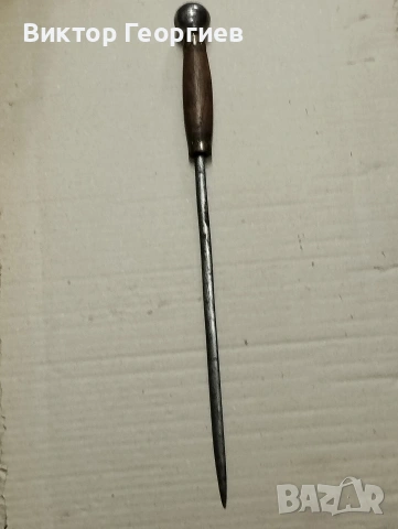 Голям ръчно правен стар нож., снимка 3 - Ножове - 53293781