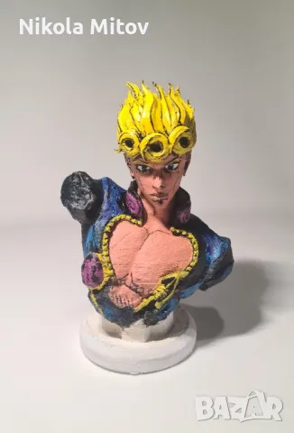 3d фигурка на Giorno Giovanna Jojo's bizarre adventure , снимка 1 - Колекции - 48967789