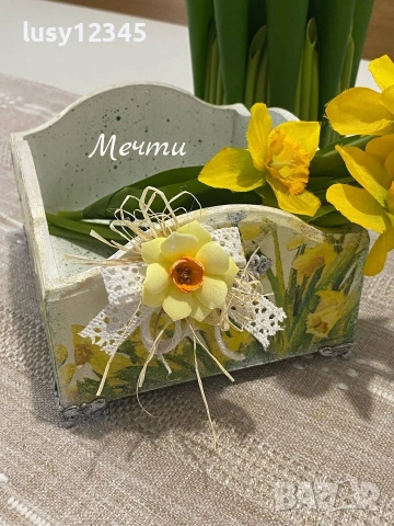 Панерче със слънчеви нарциси!, снимка 5 - Декорация за дома - 53399610